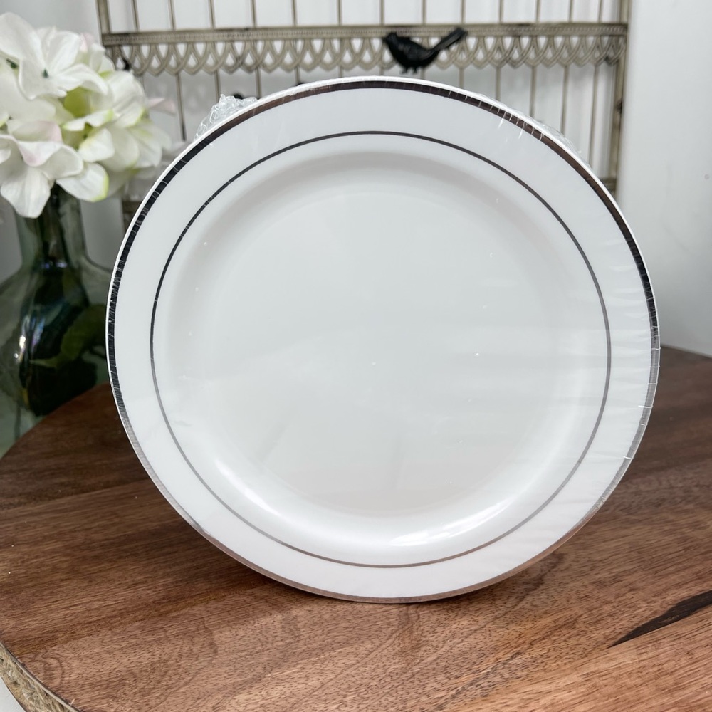 Party Joy Premium Plastic Disposable plates 50 pcs.